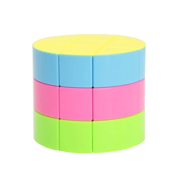 

3x3 cylinder magic cube speed cube toy-colorful