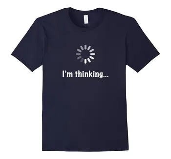 

"I'm Thinking" Geek Nerd Computer Programmer Techie T-Shirt