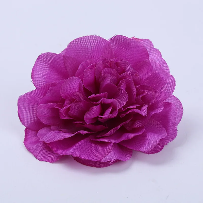 100 piezas simulación Dalia Rosa sola flor cabeza DIY guirnalda fiesta boda telón de fondo decoración seda Rosa pared Arco fila