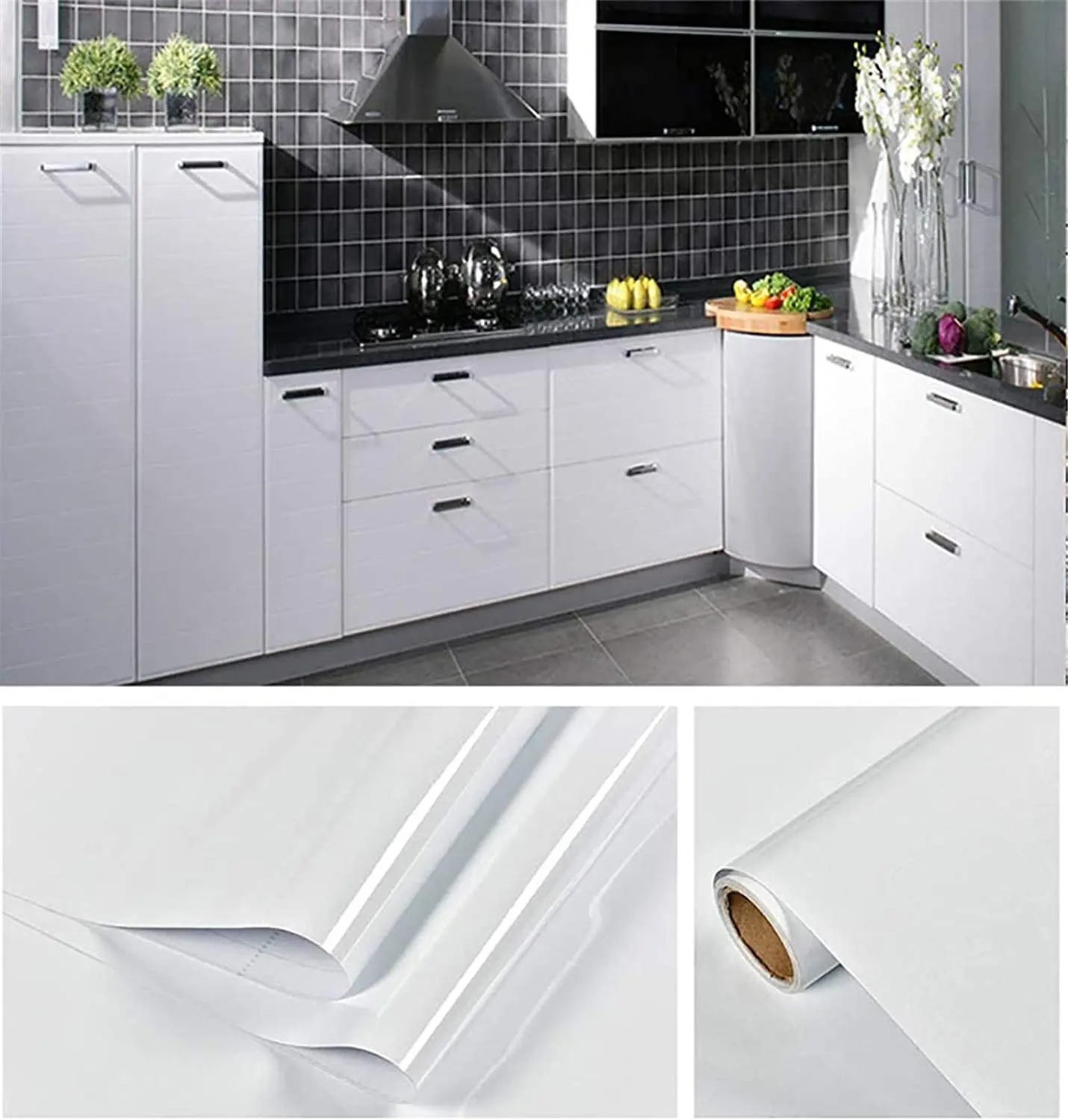 Glossy White Wallpaper