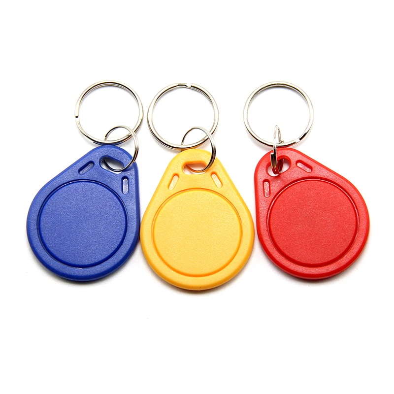 UID 13.56MHz IC 카드 복제 변경 가능 스마트 Keyfobs 키 태그 RFID 액세스 제어 블록 0 섹터 쓰기 가능 50/100pcs