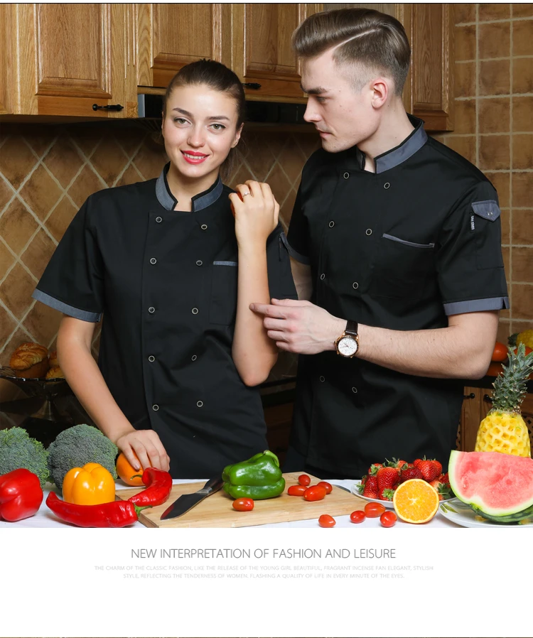 para cozinha, hotel, restaurante, uniforme de garçom, casaco sous