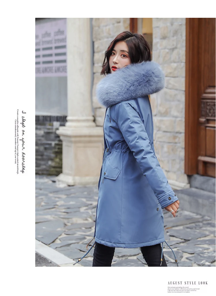 Новинка, модное женское зимнее пальто с капюшоном, теплая куртка, пуховик, хлопковая длинная стеганая куртка, женская верхняя одежда, парки