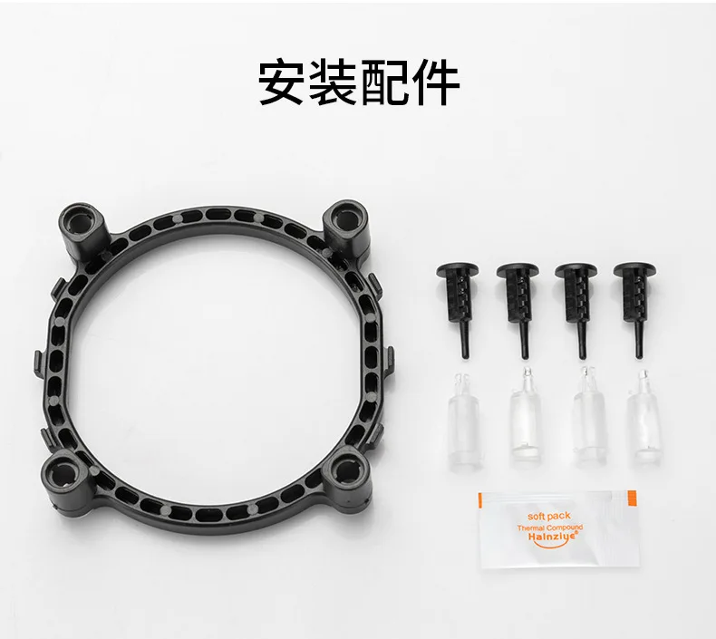 June-Style Xuanbing CPU Radiator Desktop PC Multi-Platform Support 775 1155 Amdcpu Heat Dissipation Fan