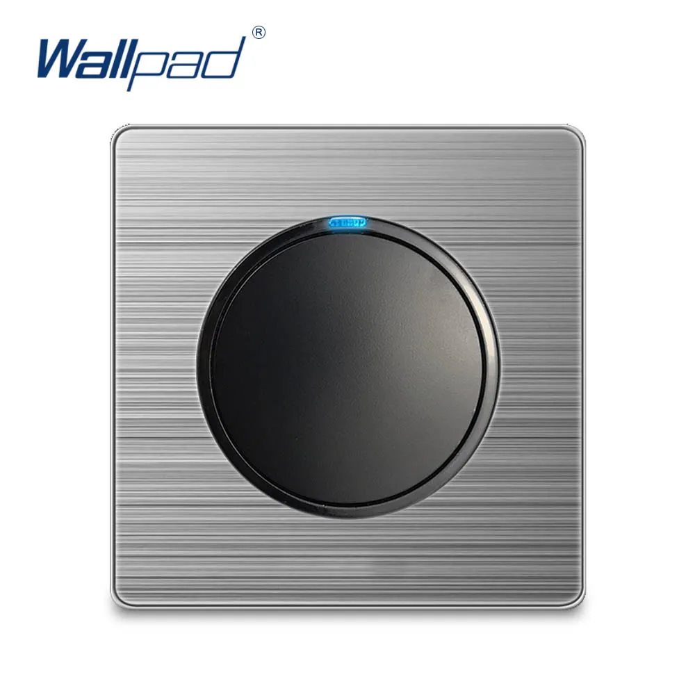 Настенный выключатель Wallpad 1 Gang Way кнопка случайного нажатия светодиодный ным