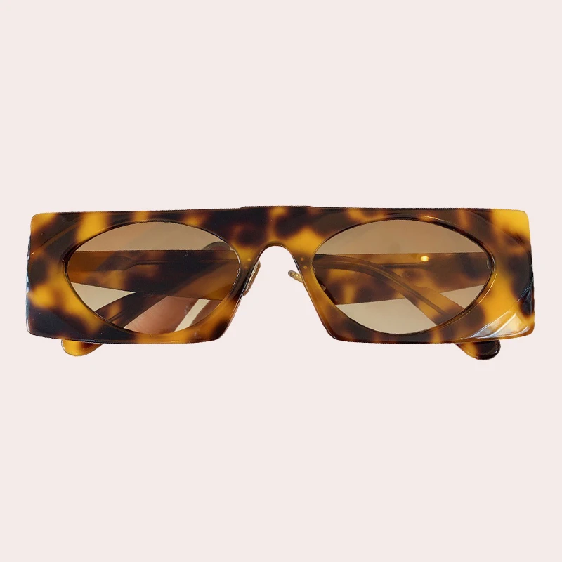 Прямоугольные Солнцезащитные очки женские с фирменной коробкой ацетатная оправа Винтажные Солнцезащитные очки женские - Цвет линз: No.1 sunglasses