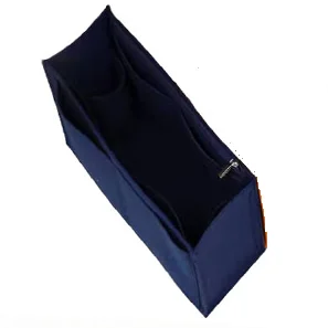 Для ONTHEGO фетровая тканевая вставка Speedy сумка-Органайзер для макияжа сумочка-органайзер для путешествий Внутренний кошелек детская косметичка сумка для мамы - Цвет: SIDE-ZIP BLUE