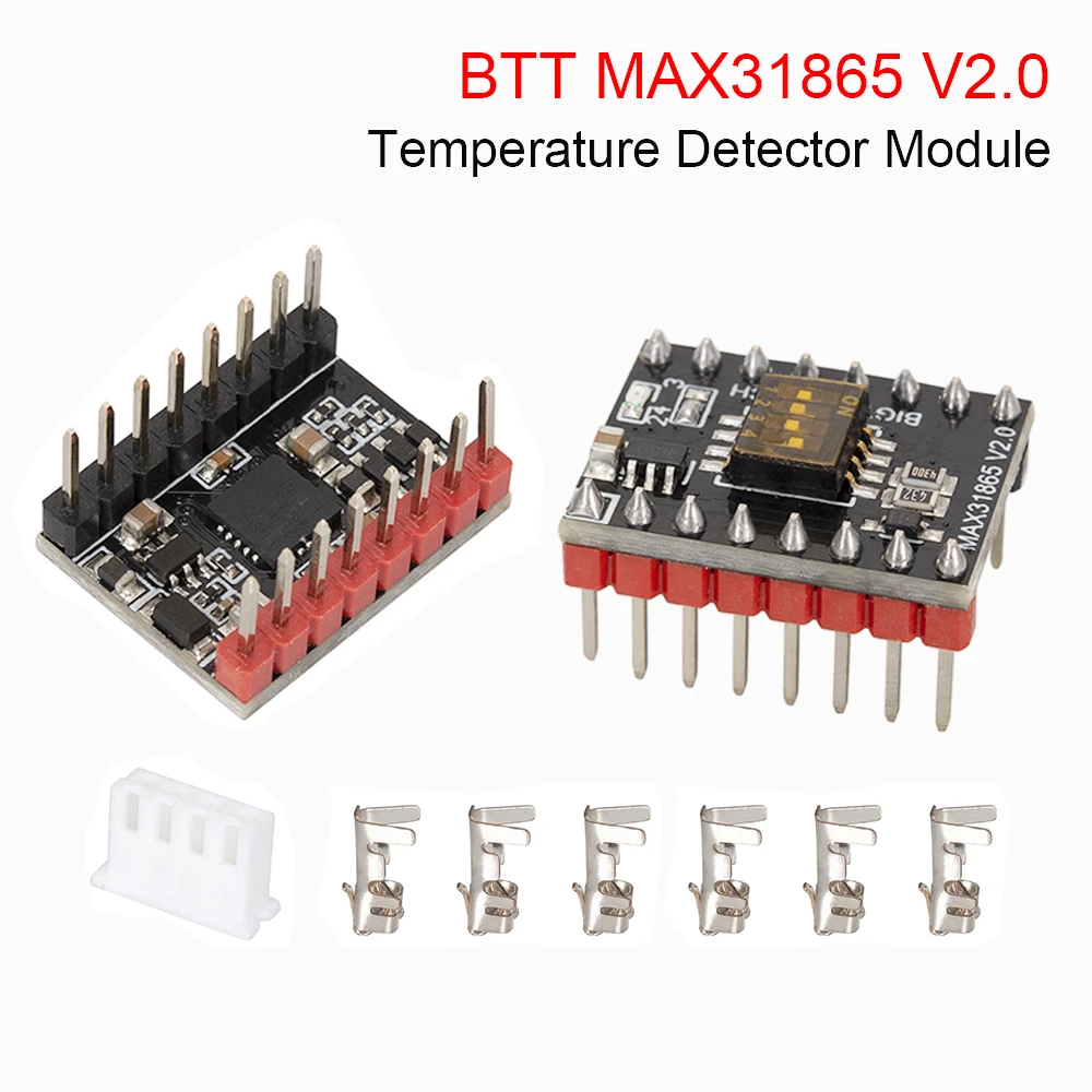 extruder stepper motor BIGTREETECH BTT MAX31865 V2.0 Module Temperature Detector Module PT100 to PT1000 3D Printer Parts For SKR V1.4 Turbo SKR 2 Ender head of print