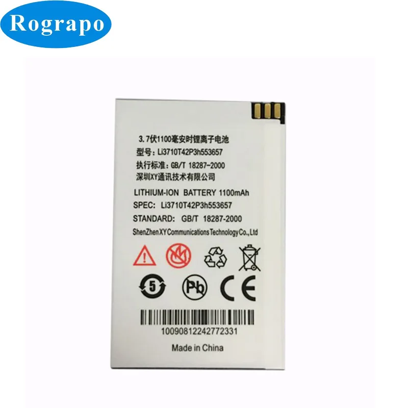New Li3710T42P3h553657 Replacement Battery For ZTE S302 / Capitel CBS718 S718 MP-S-I MyPhone 1050/ JUST5 CP09 Mobile Phone | Мобильные