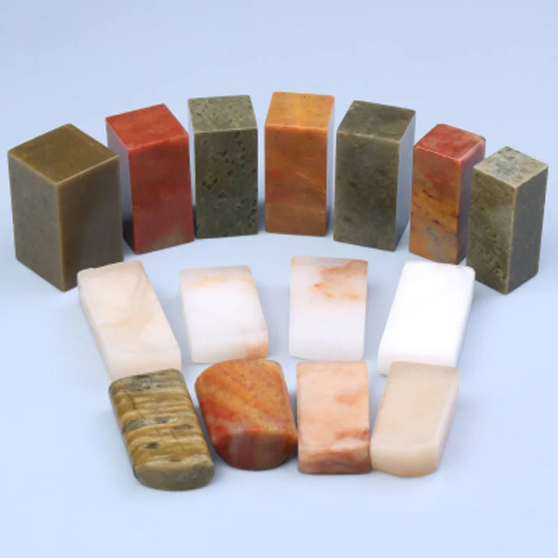 Blank Seal Set Stone Seal Engraving Kit Stone Carving Set Stone