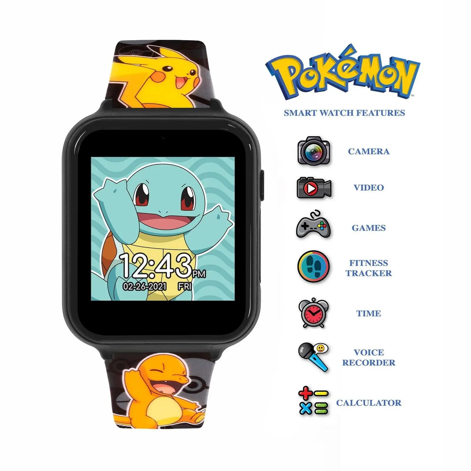 Pokémon touchscreen interactive smart watch Clearance