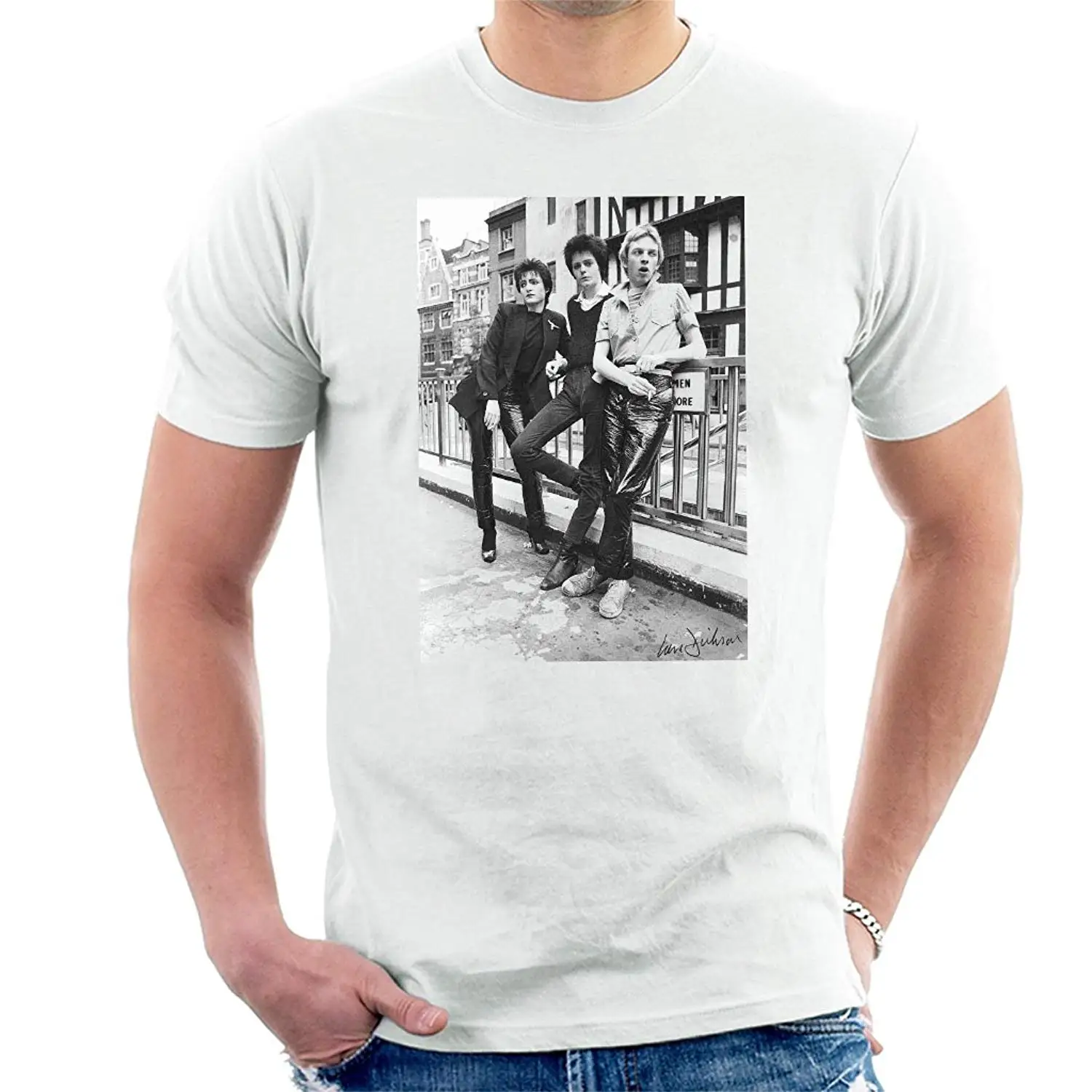 Don't Talk To Me About Heroes Ian Dickson Official Photography - Siouxsie and The Banshees in London 1977 Men's T-Shirt | Мужская