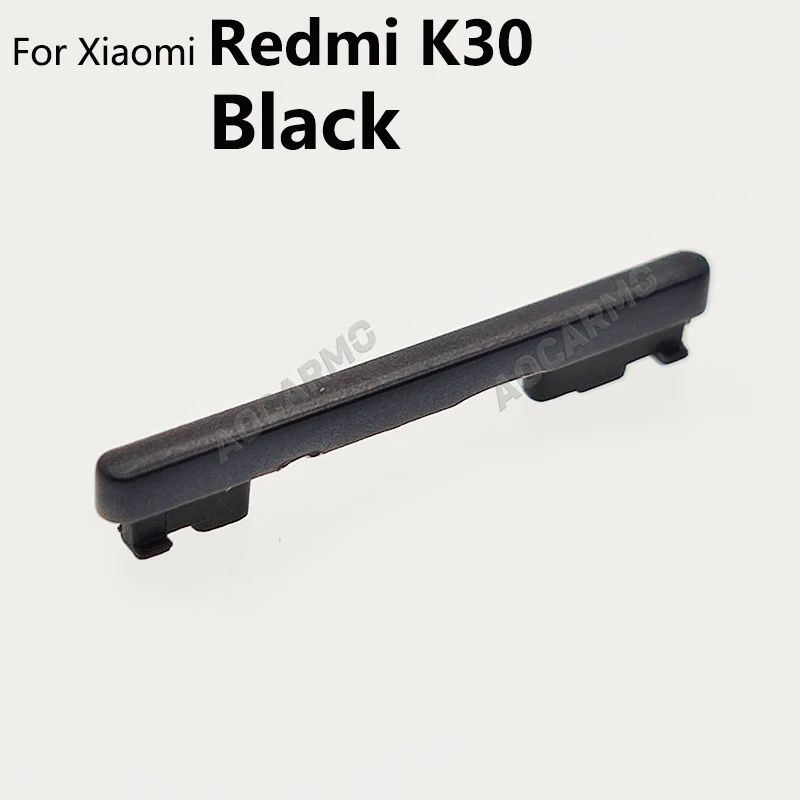 Phone Switch Key Power Volume Control Button Aocarmo For Xiaomi Redmi K20 / Mi 9T / Redmi K30 Power On Off Buttons Volume Up Down Switch Side Key Replacement Part