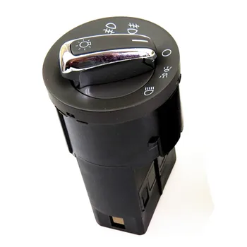 

FHAWKEYEQ Driver Chrome Head Light Master Switch Button For VW Passat B5 Golf MK4 Jetta 4 Beetle Bora 3BD 941 531 A 3BD 941 531A