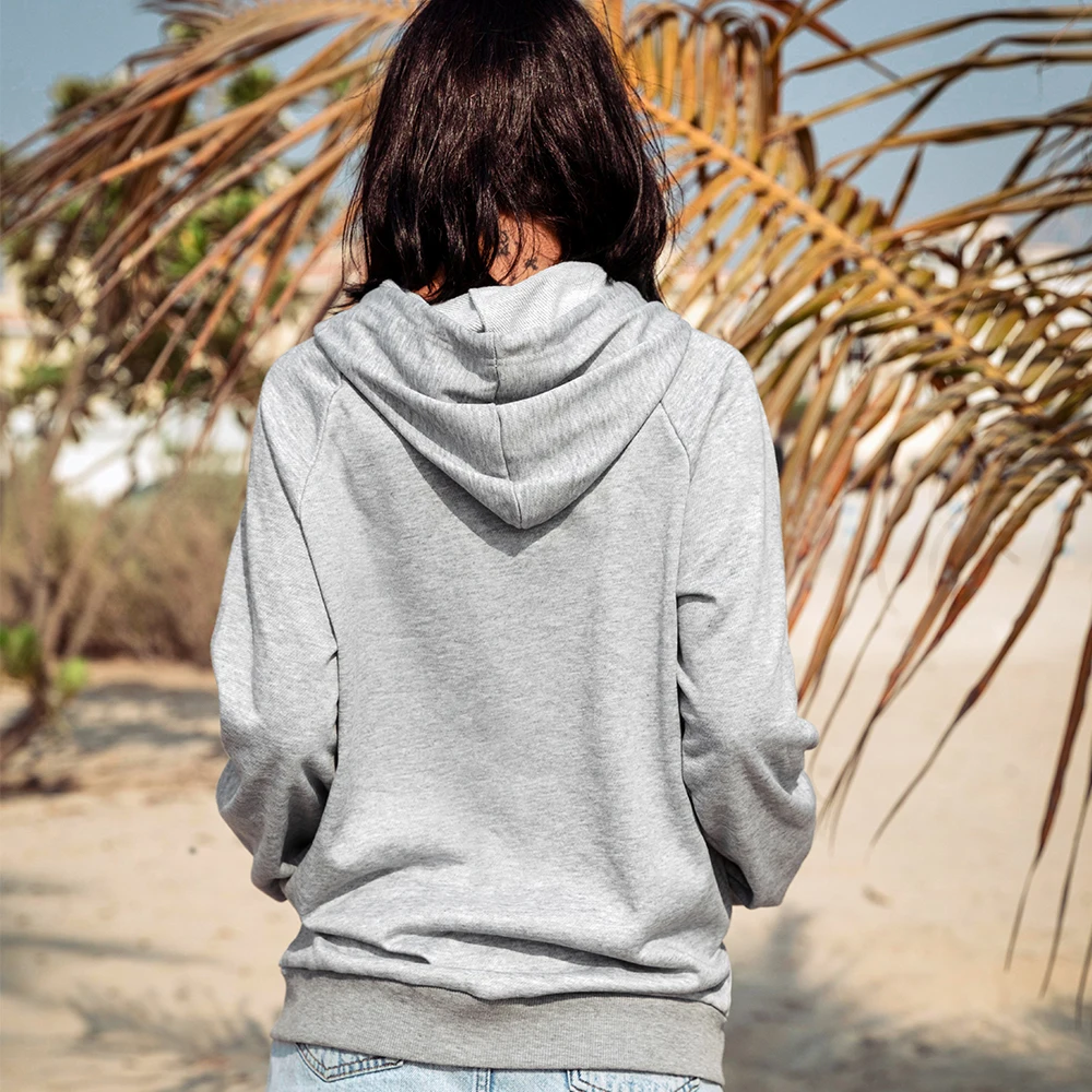 cupshe warm it up zip hooded sweatshirt