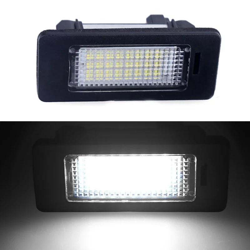 E39 Led License Plate Lights CANBUS 12V White Car License Plate Number