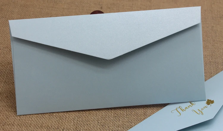 50 шт./лот Высокое качество#5 200GSM бумажные конверты с буквами спасибо, для вас приглашения свадебные конверты