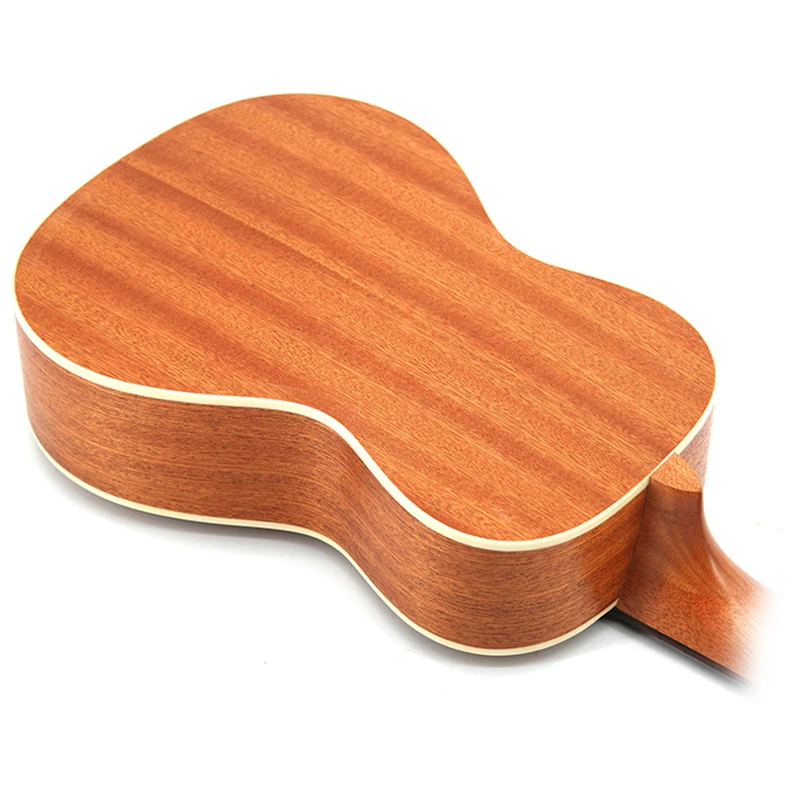Укулеле 23 с узором в виде сердца Сапеле верхняя и задняя боковая доска из