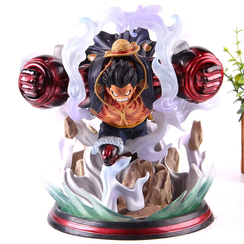 Цельная Фигурка Обезьяна D Luffy gear 4 Bound Man GK статуя аниме Луффи фигурка ПВХ Коллекционная модель игрушки