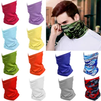 

Spring Summer Face Scarf Bandana Ear Loops Windproof Outdoor Riding Cycling Magic Face Mask Dust-proof Hiking Scarf