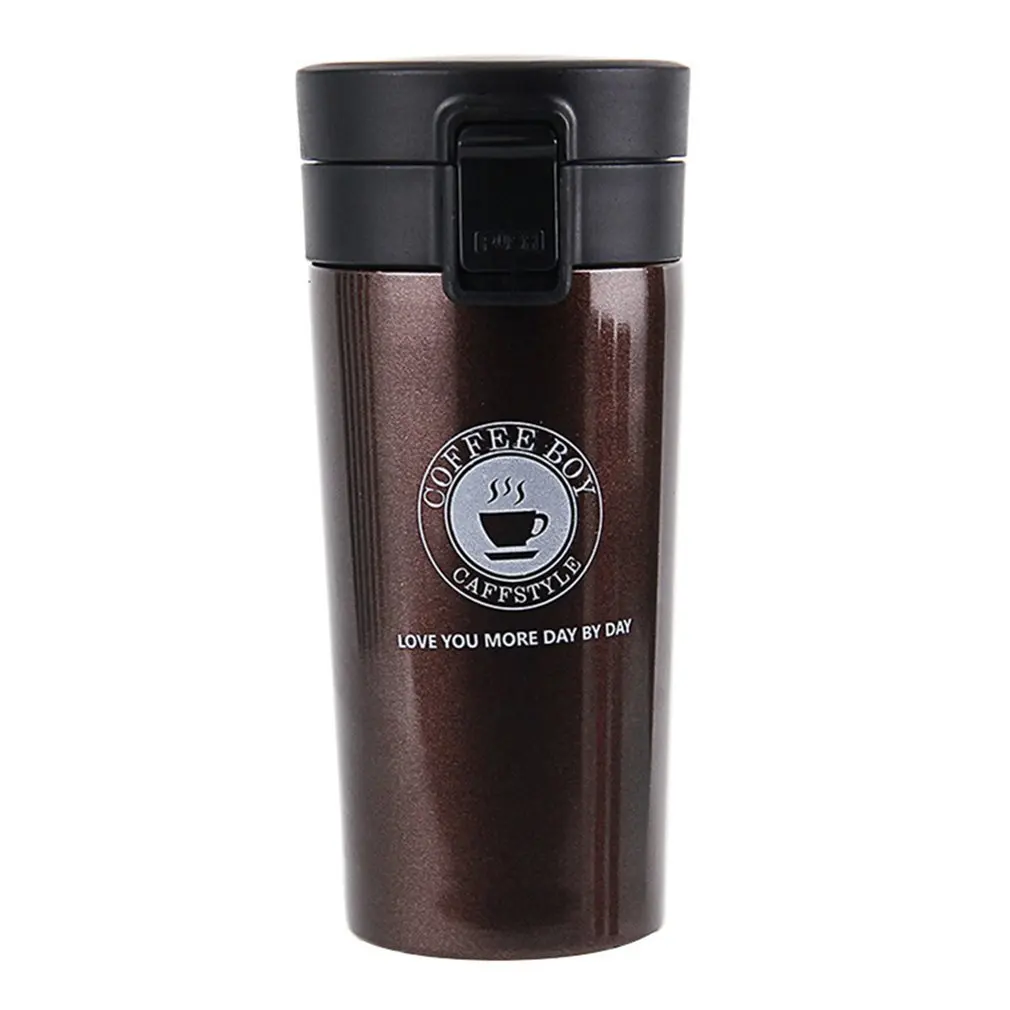 

400ML Vacuum Flasks Double Wall Leak-proof Stainless Steel Car Coffee Tea Milk Travel Mug Thermol Bottle ThermoCup