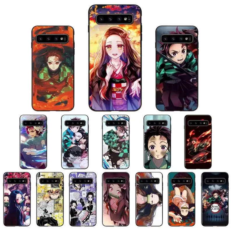 NBDRUICAI Kimetsu no Yaiba жесткий чехол с аниме демоном для телефона Samsung S9 plus S5 S6 edge S7 S8 S10 E |