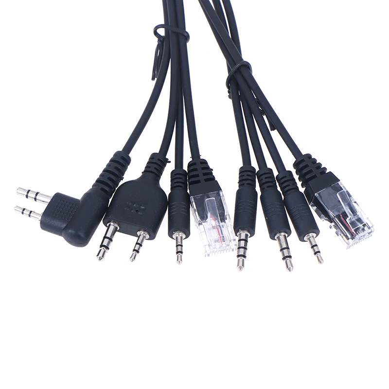 8 in 1 Computer USB Programming Cable for kenwood For baofeng motorola yaesu for icom Handy walkie talkie car radio CD Software