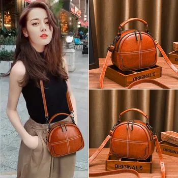 

Women's Bag New 2020 Fashion Handbag Messenger Bag Women's Shoulder Retro Women's Bag