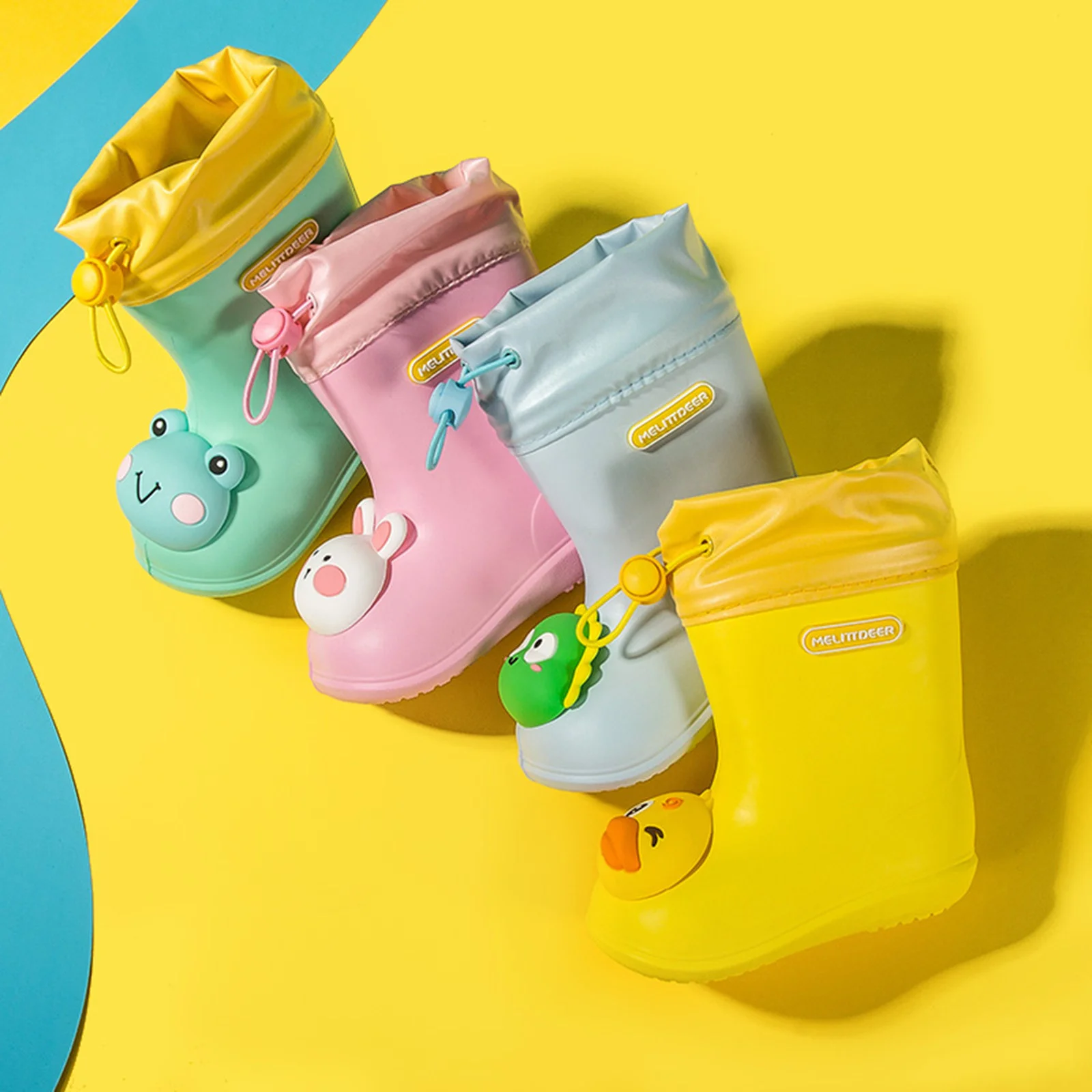 Sapatos da Criança Crianças do Bebê Botas de Chuva à Prova Novas Crianças Infantil Meninos Meninas Pvc Dwaterproof Água Antiderrapante Sapatos 2022 20 High Quality Mamãe e Bebê