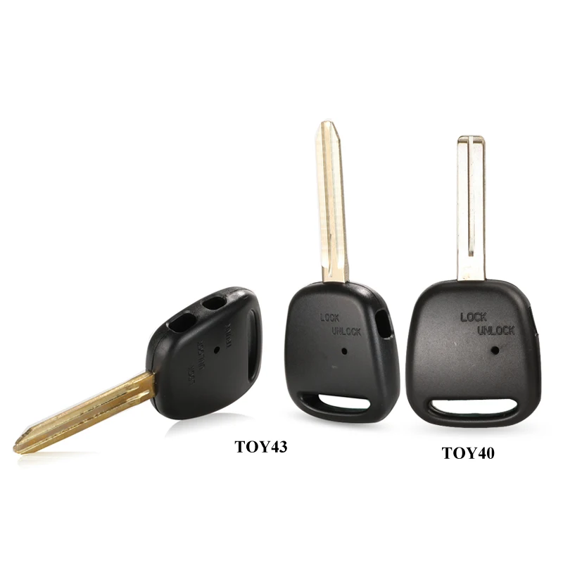 10 pz/lotto telecomando Shell TOY43/TOY40 Blade 1/2 pulsante laterale Fob Case per TOYOTA Carina Estima Harrier Previa Corolla Celica - H96a17a6f34ae4aa6a289be358d36bc6e6