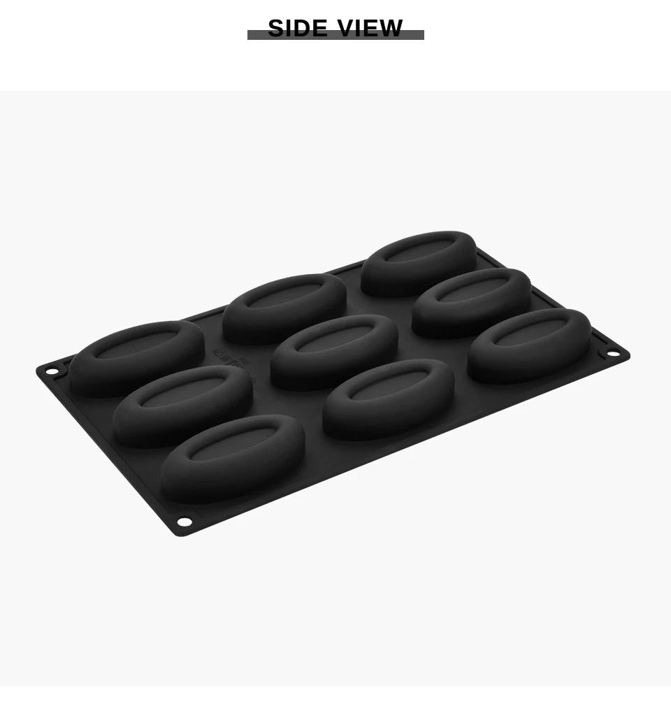 SILIKOLOVE DIY 9 силиконовые полости Мыло Форма для изготовления мыла 3D овальное мыло ручной работы Формы Ремесло