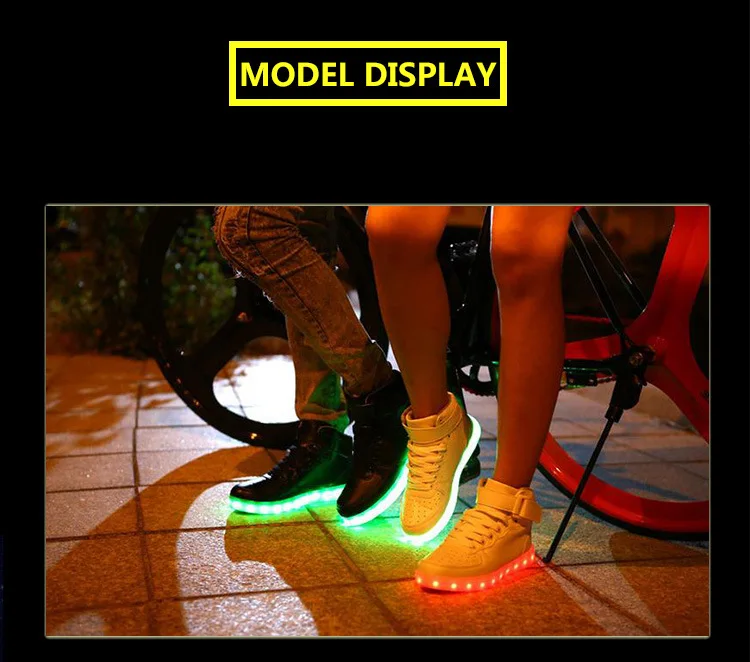 Autumn Winter Children Shoes Men's Shoes Girls Boys Kids Warm Sports Light Shoes USB Charging High To Help Shoes Girls Sneakers