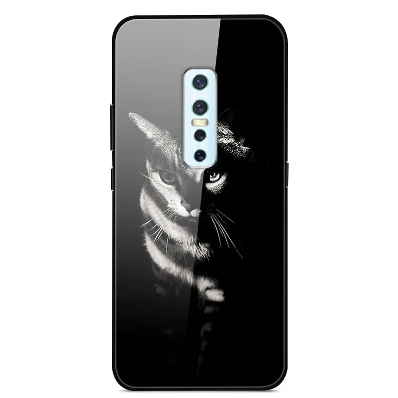 ДЛЯ Vivo V17 Pro Чехол закаленное стекло планета Космос крышка стеклянная задняя крышка для Vivo V17 Pro Coque оболочка для Vivo V17Pro V17 Pro - Цвет: 32