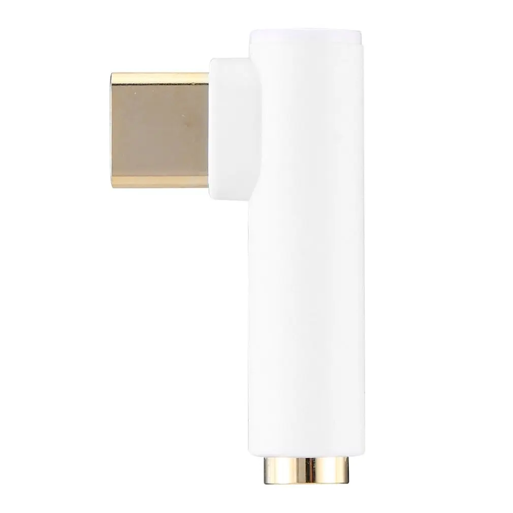 White L type-C до 3,5 мм AUX аудионаушники с кабелем адаптер USB C до 3,5 Jack наушники кабель для huawei для Xiaomi - Цвет: White