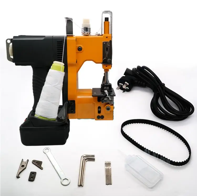 GK9-990 36V lithium battery automatic refueling portable electric woven bag sewing machine, Sealing machine , Packing Machine