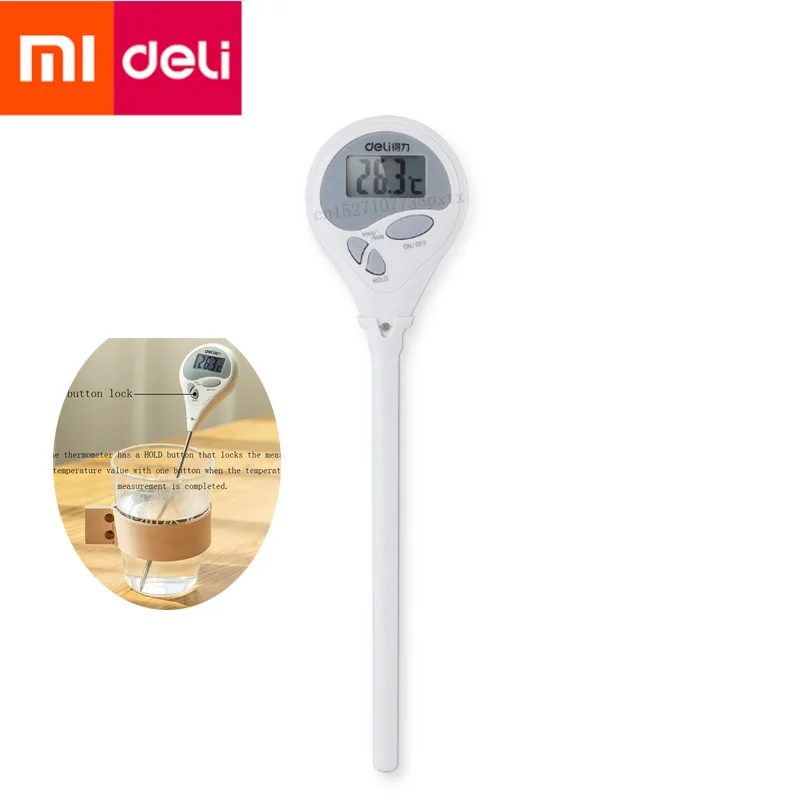 Xiaomi deli электрическая ручка для тестирования влажного и термометра бытовой