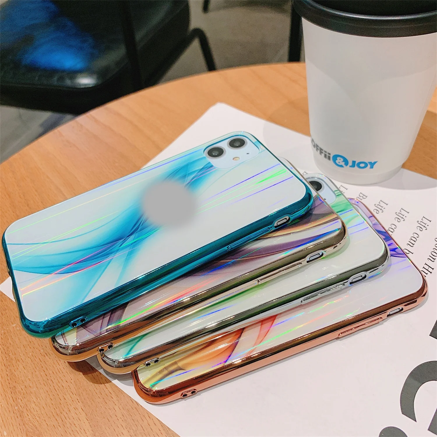 LISCN стекло защитный чехол для телефона для iPhone 11 Pro Max XR XS MAX X Закаленное Стекло разноцветный чехол для iPhone 7 8 6 6splus