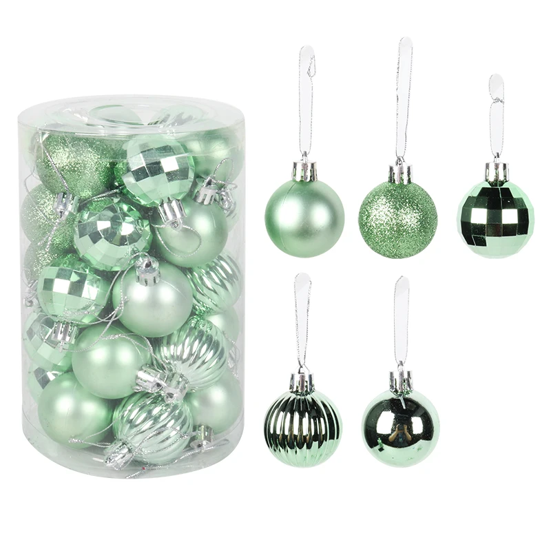 Assorted Color Christmas Balls Christmas Tree Ornaments Balls xmas decorations Hanging Tree Pendants New Year 2021 Gift Noel 