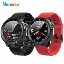 Nouveau Microwear L15 montre intelligente hommes IP68 étanche smartWatch ECG PPG pression artérielle fréquence cardiaque sport fitness Smartwatch 