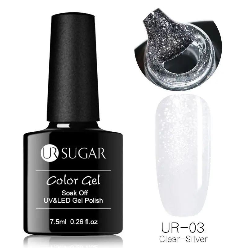 Фиолетовый Ur Sugar цветной УФ-гель для ногтей, для наращивания ногтей, для наращивания ногтей, УФ-Гель-лак, долговечные художественные инструменты для ногтей - Цвет: Фиолетовый