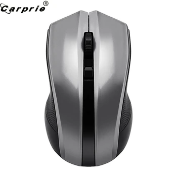 

CARPRIE 2.4Ghz Wireless Gaming Mouse with USB Receiver High Sensitivity Silent Computer Gamer Mice for PC Laptop Silver,Red 9NOV