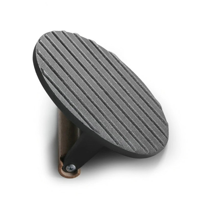 Round BBQ Tool Cast Iron Steak Plate Meat Press Board Barbecue Pressure Plate