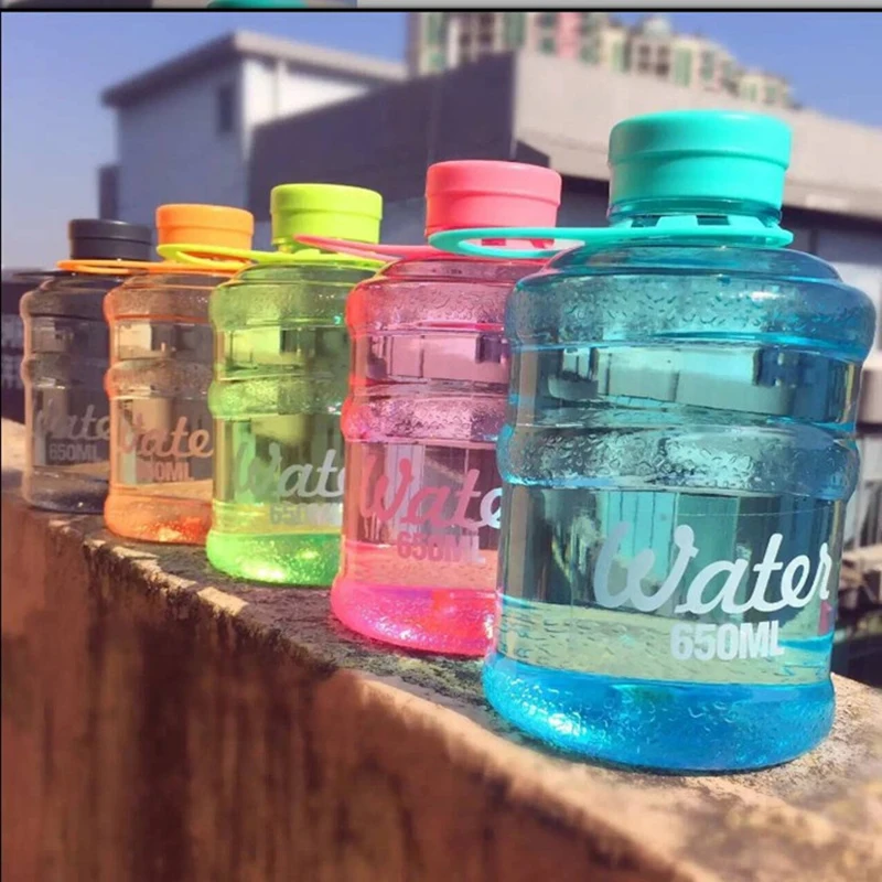 Large-capacity plastic cups Mini bucket Portable leak-proof hydro flask selladora de vasos plasticos | Дом и сад