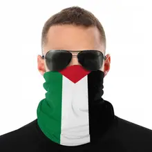 Palestine Flag Scarves Half Face Mask Men Women Halloween Neck Gaiter Neck Bandanas Multi-functional Headwear Cycling Hiking