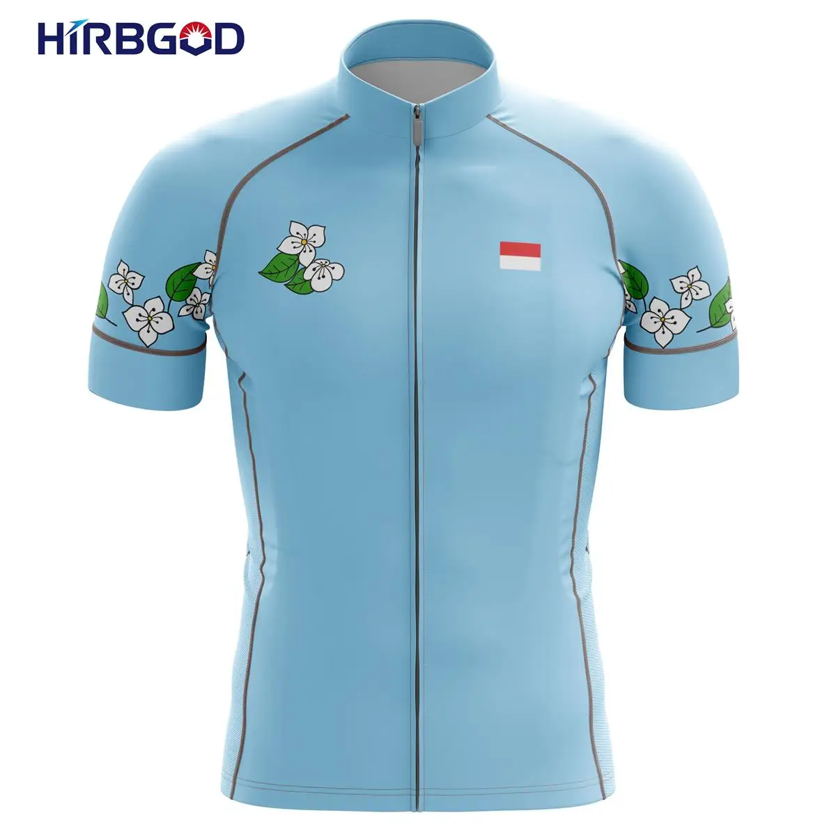 

Летняя износостойкая рубашка с коротким рукавом HIRBGOD 2021, костюм для шоссейных велосипедов, Мужская велосипедная футболка для индонезийских серий, искусственная кожа