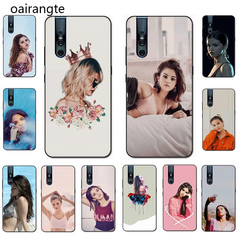 Сексуальный силиконовый чехол для телефона Selena Gomez VIVO X30 IQ00 S5 NEX 3 Y11 V15 V11 Pro V9 V7 Y17 Y55s