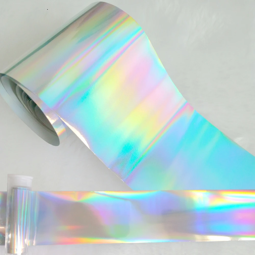 100 см голографический Щепка переводные наклейки для ногтей новая конструкция