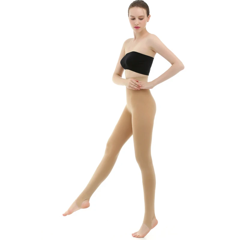 Skin-Stirrup FENNASI, сексуальные толстые теплые женские колготки, одежда для улицы, Чулочные изделия, штаны, высокая талия, эластичные колготки, дамские, черный светильник, колготки для ног - Цвет: Skin-Stirrup