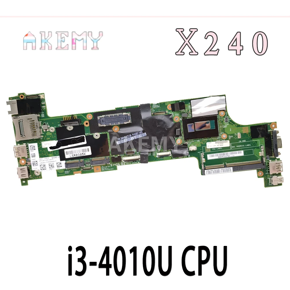 SAMXINNO For Lenovo ThinkPad X240 laptop Mainboard VIUX1 NM-A091 Motherboard with i3-4010U CPU mainboard motherboard | Компьютеры и