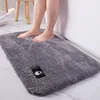 Tapis de porte de salle de bain super absorbant en velours épais, tapis de chambre antidérapants, tapis de salle de bain, tapis de cuisine ► Photo 1/6